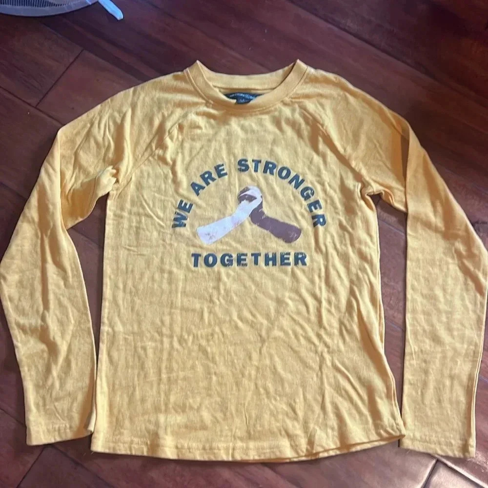 Treasure & Bond Size L (10/12) We are stronger together long sleeve tshirt